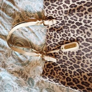 Cynthia Rowley leopard print leather bag